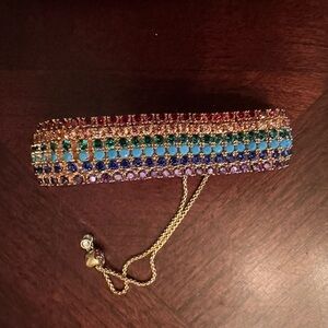 Henri Bendel Rainbow Slider Bracelet Mint Condition